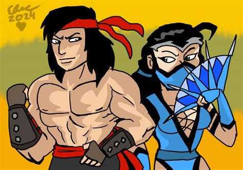 Kitana and Liu Kang by 80sFanSinceDayOne on DeviantArt