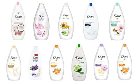 Dove Body Wash Shower Gel 6 Pack Groupon