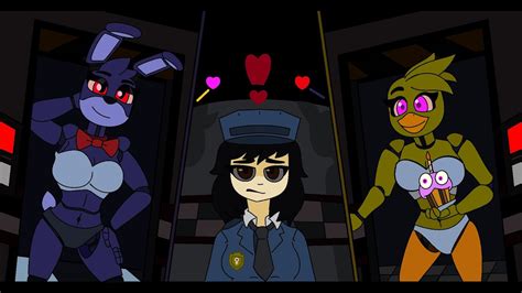 Five Night At Freddys Girls Demo Night 1 Looks Easy And Not Again With Two Girls Stuff