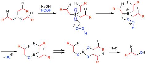 ヒドロホウ素化酸化反応はanti Markovnikov型で進行する水和反応 とらおの有機化学