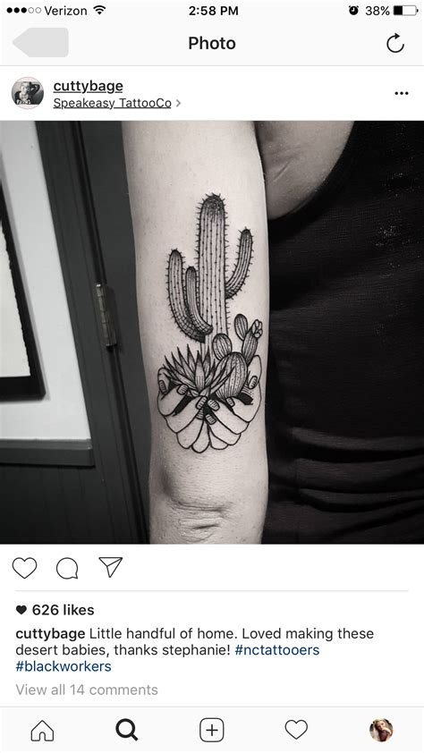 Cactus And Succulent Tattoos