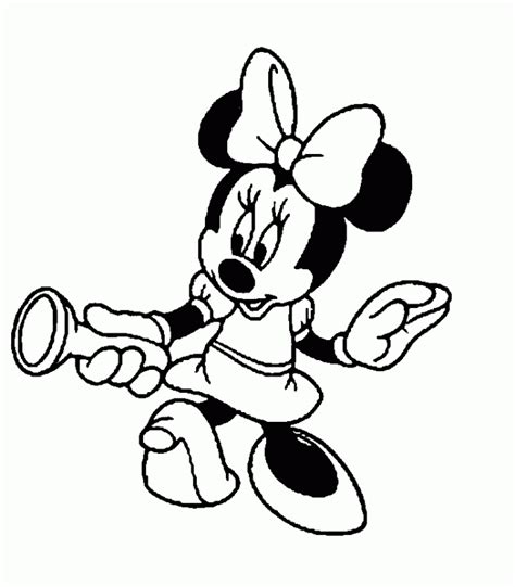 Desenho De Minnie Lanterna Para Colorir Tudodesenhos