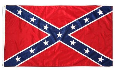 Rebel Confederate Battle Flag 3×5 Sewn Nylon I Americas Flags