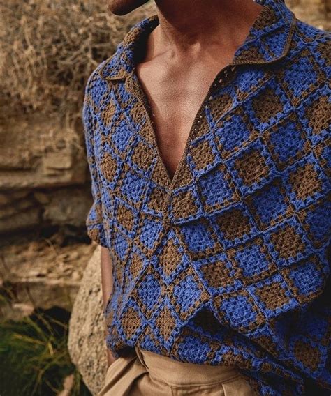 Ledi Yastreb Camisola De Crochet Homens De Croch