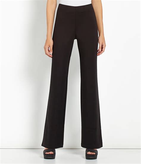 Eileen Fisher Ponte Pull On Pants In Black Lyst