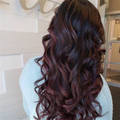 39 Sweetest Caramel Highlights On Light And Dark Brown Hair Cherry Hair Hair Color Cherry Coke