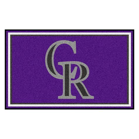 FanMats 7055 Colorado Rockies 48 X 72 Nylon Face Ultra Plush Floor