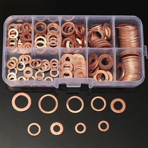 Yuxin Ring Baut Gasket Bolt Nut Flat Ring Tembaga Pcs Elc