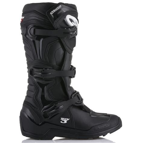 Bottes Cross Alpinestars Tech Enduro Black Bottes Motoblouz