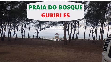 Vamos Conhecer A Praia Do Bosque Em Guriri Es Youtube