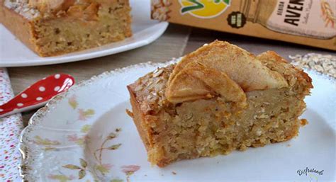 Receitas práticas de culinária Bolo de Aveia Maçã e Mel Receita