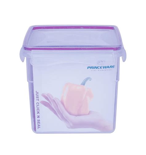 Buy Princeware Plastic Click N Seal Tall Container Liters Purple