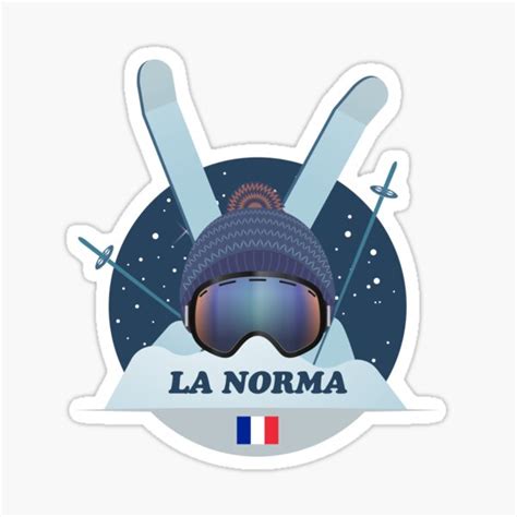 La Norma Ski Resort Sticker For Sale By Stellastoria Redbubble