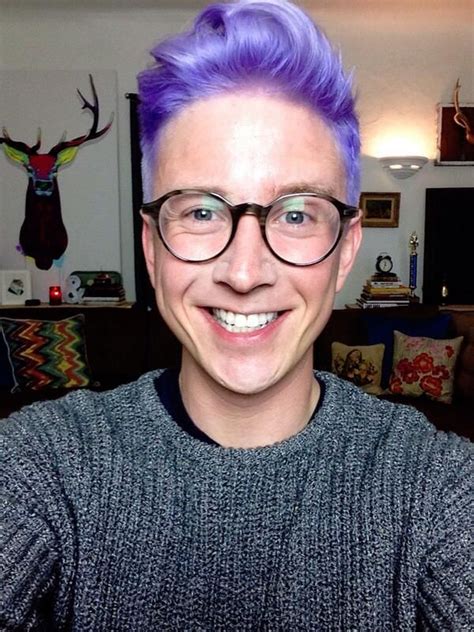 Pin By A Feral Cottage Goblin On Youtubers Tyler Oakley Hair Purple Hair Cool Hair Color