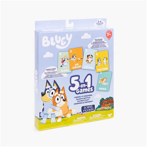 Juego De Cartas 5 En 1 Game Bluey Tiendas MGI