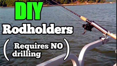 No Drill Rodholder For Your Boat Youtube