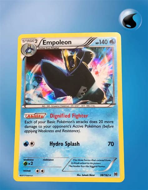 Empoleon 38 162 Breakthrough TCG Coleccionistas