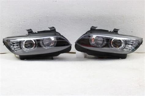 Hid Xenon For 07 10 Bmw E92 E93 328i 335i Coupe F32 Style Led 3d Halo Headlights Ebay