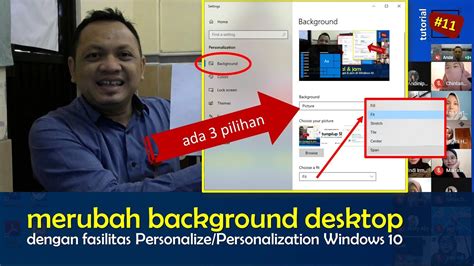 Cara Merubah Wallpaper Atau Background Desktop Windows Youtube