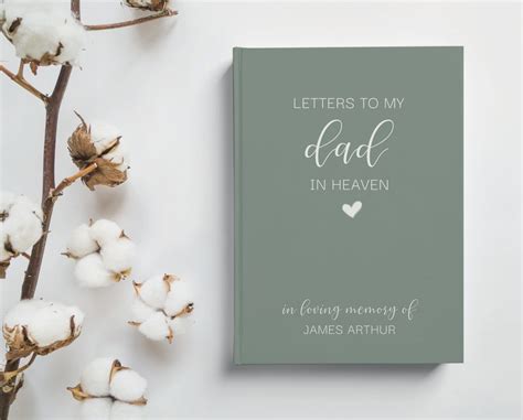 Letters To My Dad In Heaven Father Memorial Journal Dad Etsy