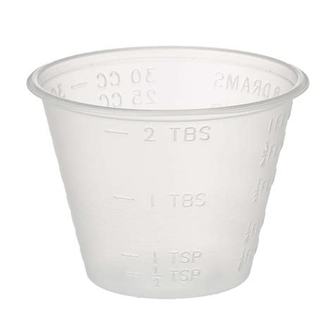 30 Ml Clear Plastic Measuring Cup Medicine Cup And Medicine Cup With