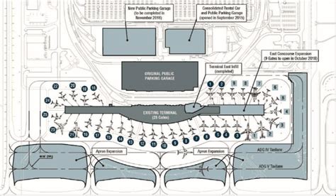 Austin International Airport Terminal Map