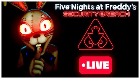 Zerando Five Nights At Freddy S Security Breach Em Live Teorizando E