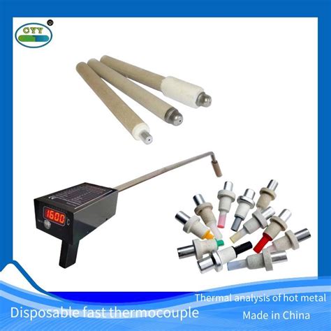 High Temperature Induction Furnace Hot Steel Fast Thermocouple