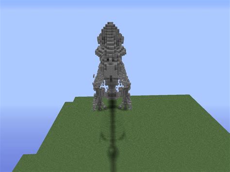 T-Rex skeleton 3d model Minecraft Map