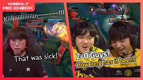 ENG Sub Ep 5 You Didn T Ban Singed Right LCK MIC CHECK 2023 LCK