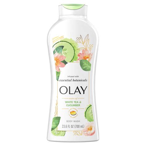 Olay Essential Botanicals Body Wash 236 Fl Oz Pack Of 3 Various