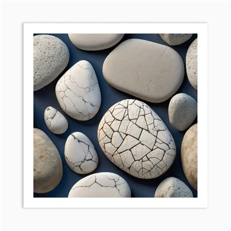 Pebbles 9 Art Print by Pat4U - Fy