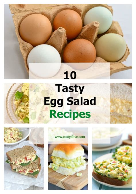 10 Tasty Egg Salad Recipes Zesty Olive Simple Tasty And Healthy Recipes