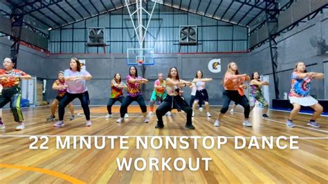 Minute Warmup Nonstop Dance Workout Dance Fitness Zumba Class