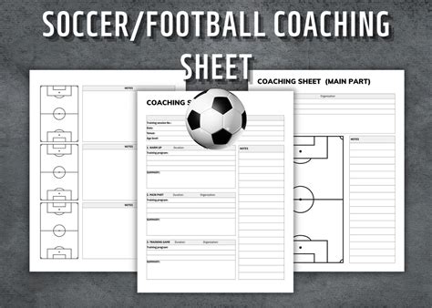 Soccer Coaching Sheet Football Coaching Sheet Soccer Practice Plan