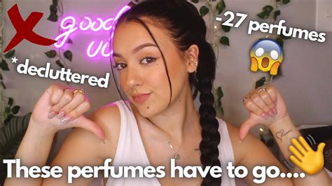 😱i Got Rid Of 27 Perfumes😱huge Perfume Declutter Youtube