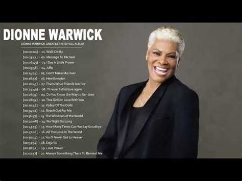 Dionne Warwick Greatest Hits Full Album - Top 20 Best Songs Of Dionne ...