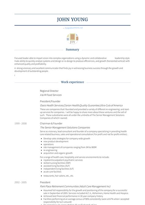 Regional Director Resume Samples And Templates Visualcv