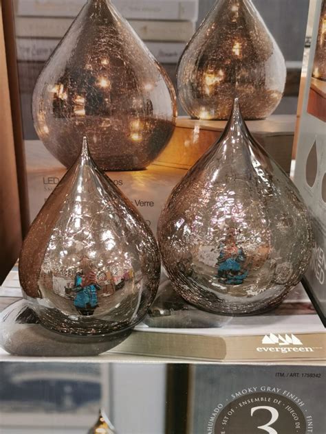 Costco Evergreen Led Glass Raindrop Costcochaser