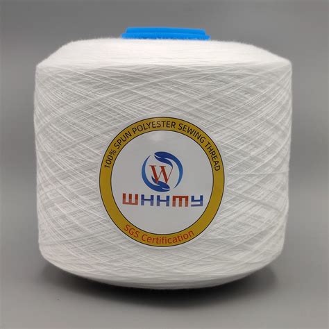 100 Polyester Spun Yarn Count 20s 8 Tex 240 For Stitching Thread