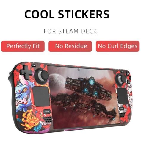 Hurrise Autocollant De Protection Pour Console De Jeu Steam Deck