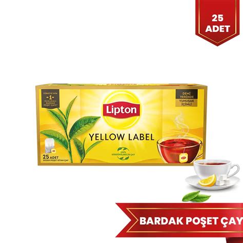 Lipton Yellow Label Tea Bag Li Bardak Po Et Ay X Gr L Pton