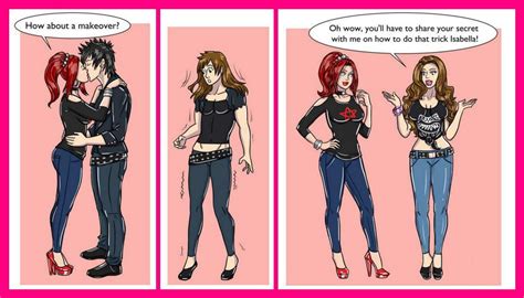 Pinterest Transgender Comic Girl Makeover Tg Transformation