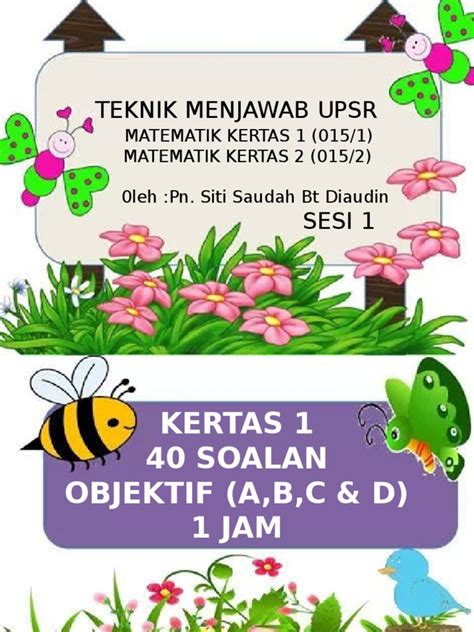 PDF Teknik Menjawab Upsr Guru 2 DOKUMEN TIPS