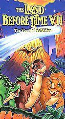 The Land Before Time VII The Stone Of Cold Fire VHS 2000 For Sale