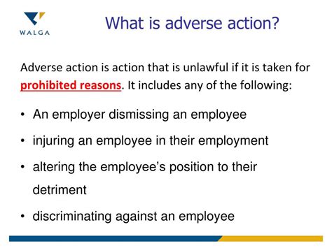 Definition Of Adverse Action In Employment - EMPLOYMENT GHW