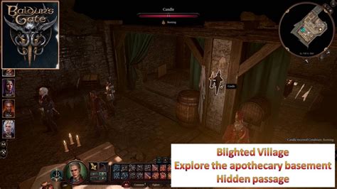 Baldurs Gate 3 Blighted Village Explore The Apothecary Basement