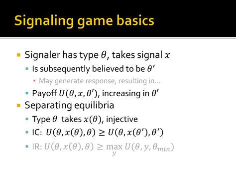 Ppt Signaling And Reputation In Repeated Games Powerpoint