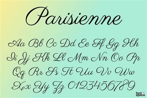 Parisienne Font By Astigmatic One Eye Typographic Institute Fontspace