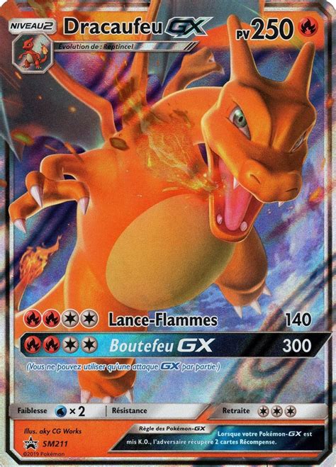 Dracaufeu Gx Carte Pokemon Dracaufeu Carte Pokemon Pokemon Charizard